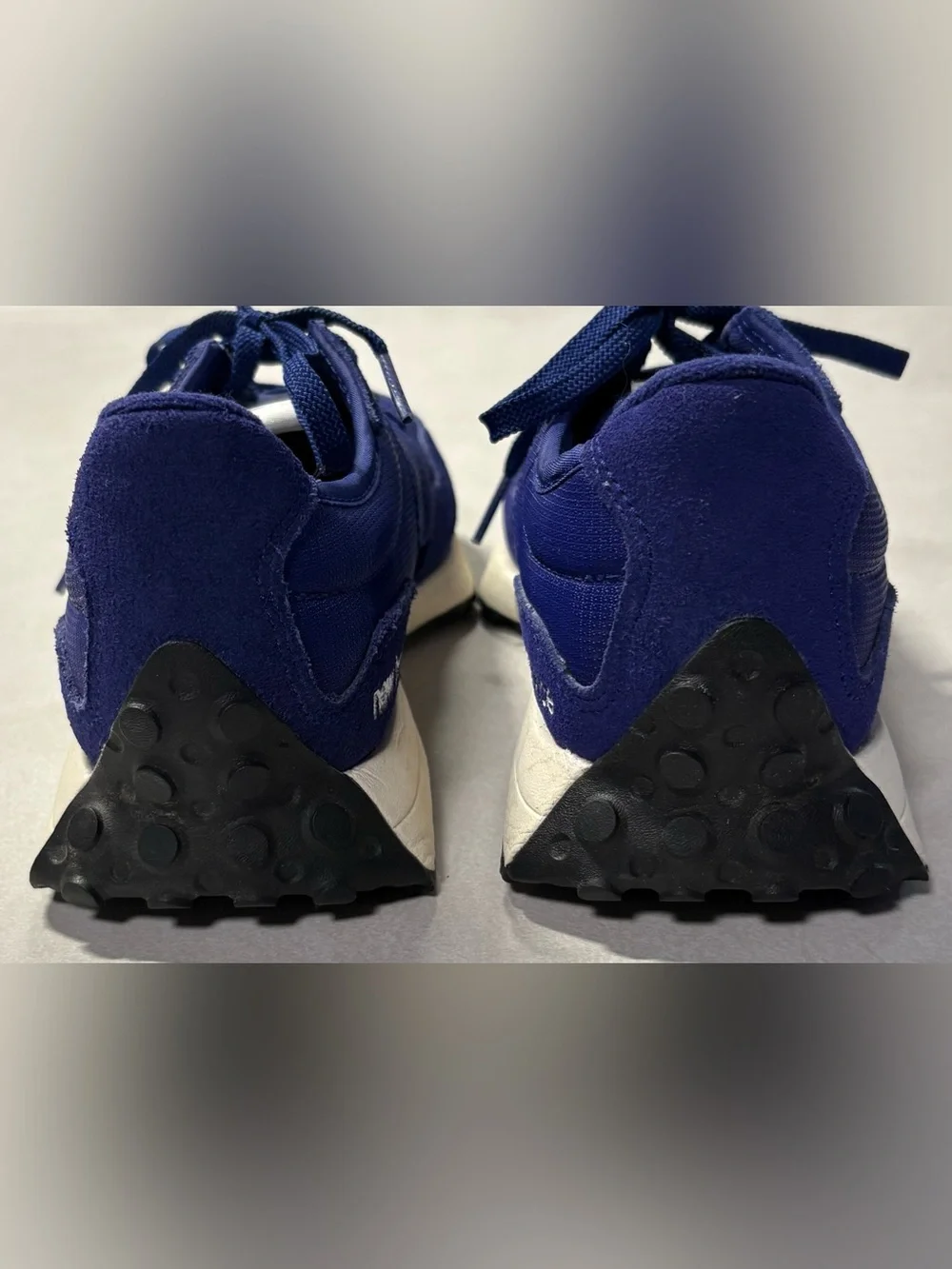 New Balance Men's Royal Blue and White Classic Sneakers